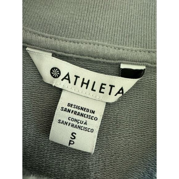 Athleta Romper Gray Retroterry Overall Garment Dye S - Picture 9 of 10